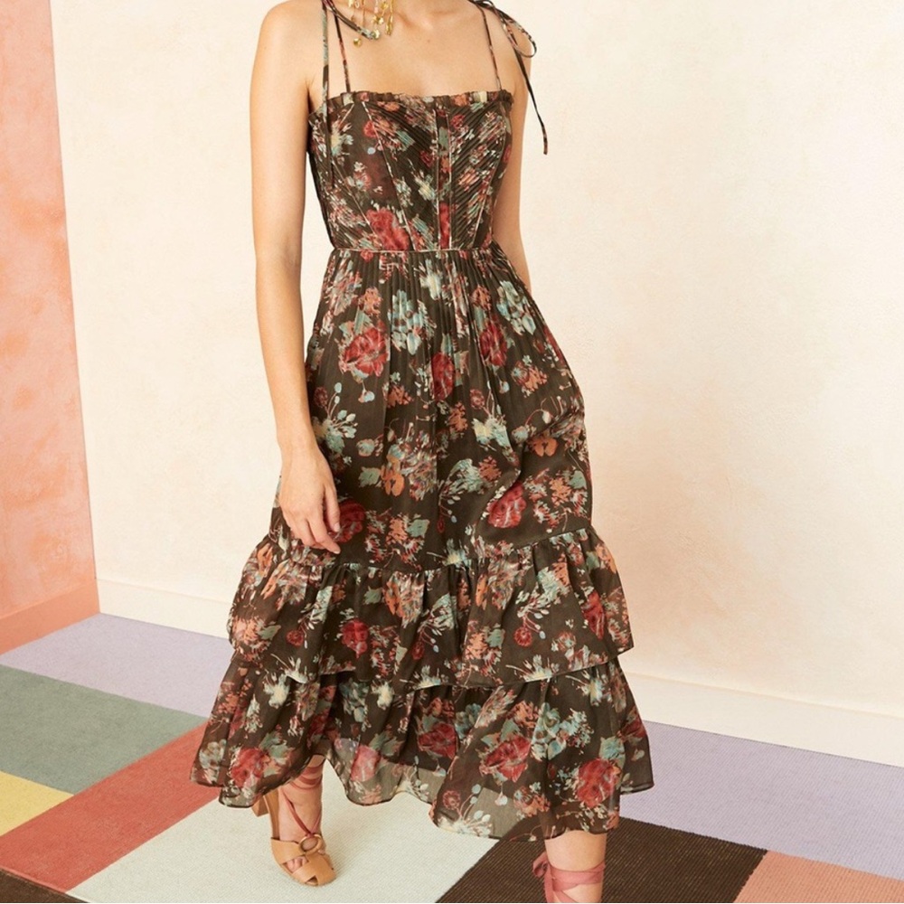 Ulla Johnson Loraine Dress in Fern Size 4